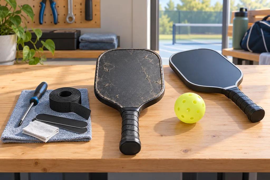 Illustration de l'article « Raquette de pickleball défectueuse : garantie et recours »